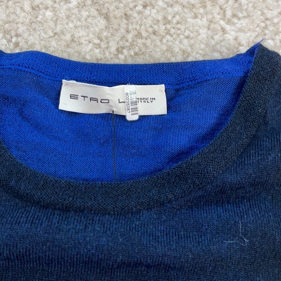 Men’s Etro color block pattern sweater - Picture 4 of 4